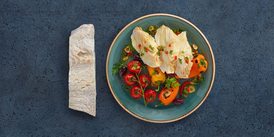 Bacalhau da Noruega com pimentão